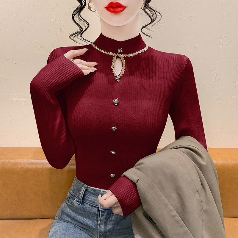 漂亮时尚爆款半高领毛衣