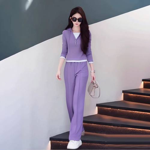 欧货休闲运动套装女秋季2025新款