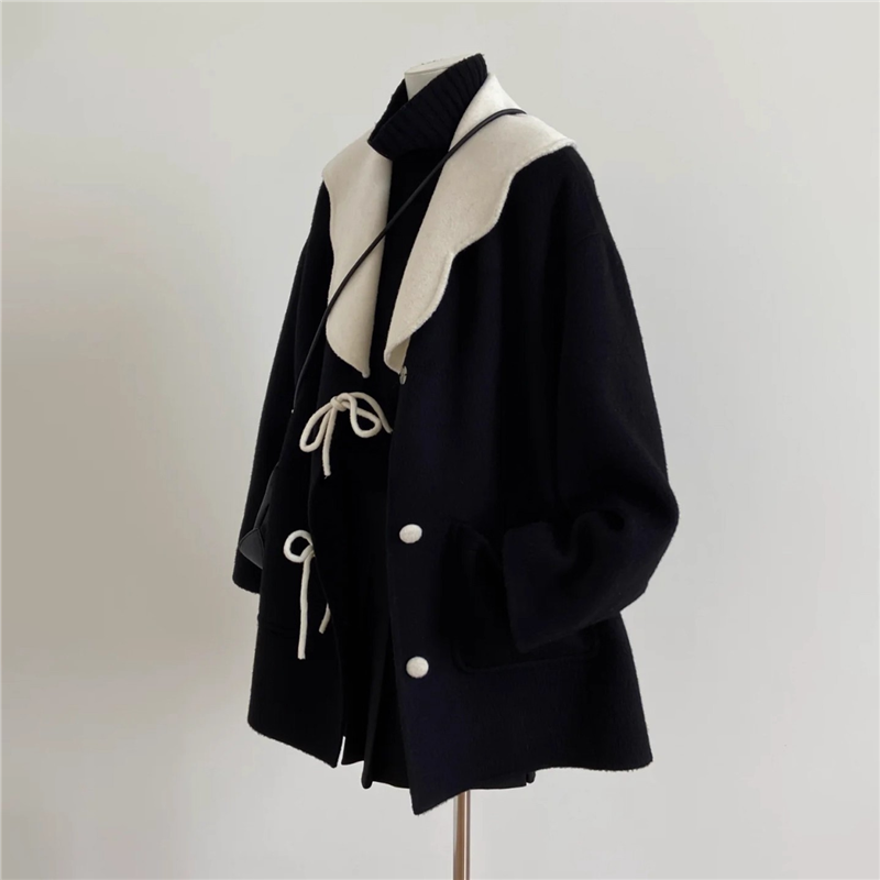 巨好看的秋冬穿搭一整套女韩系独特漂亮毛呢外套针织衫超火两件套,女装/女士精品,大码套装,淘宝优惠券,粉丝福利购,淘宝优惠卷