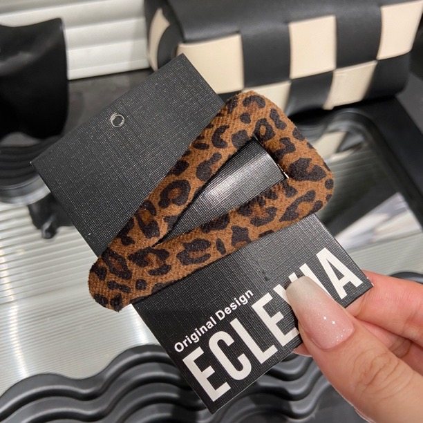 E4906 秋冬豹纹bb发夹女高级感发卡前额侧边刘海夹2025新款头饰女,饰品/流行首饰/时尚饰品新,发饰,淘宝优惠券,粉丝福利购,淘宝优惠卷