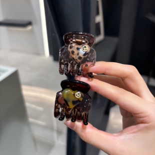 A0475 超好看的高级小号抓夹女发量少顶夹半扎发小夹子鲨鱼夹侧边