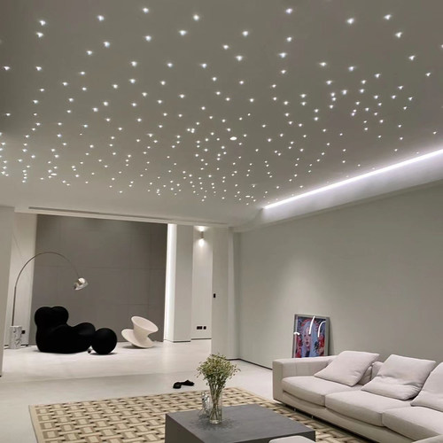夏葵石膏板星空顶天花板满天星影音室客厅卧室无主灯家装光纤灯