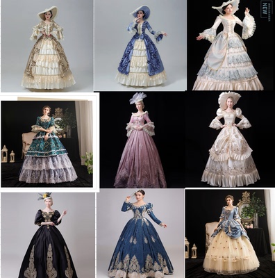 中世纪欧洲宫廷服装出租贵妇长裙