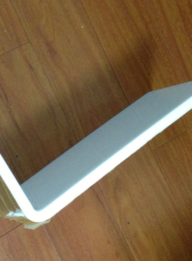 亚克力板折弯瓷白色有机玻璃加工高透明塑料板热弯置物架隔层定制