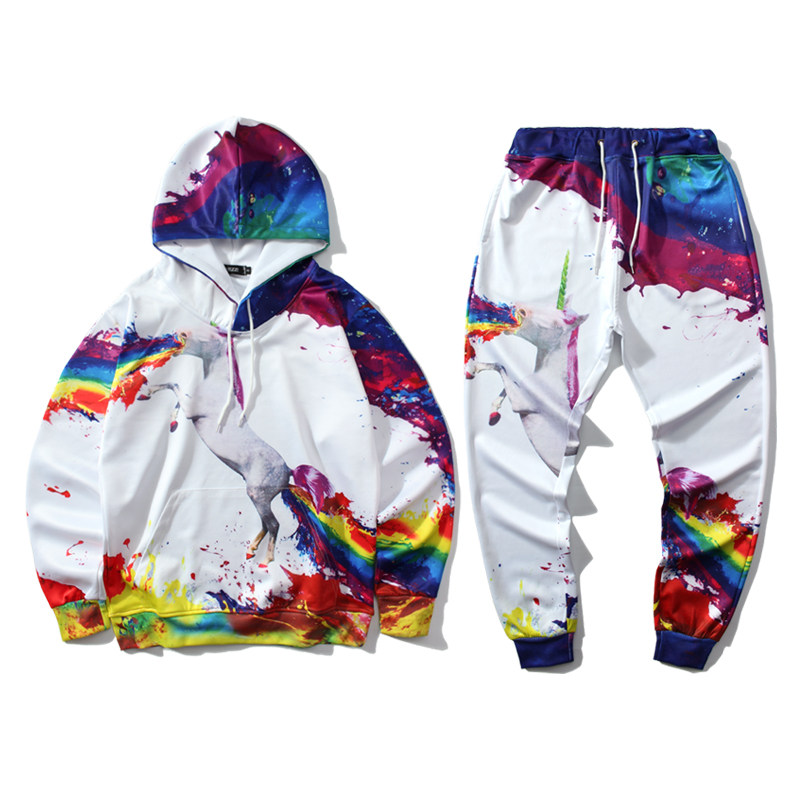 情侣春秋季休闲运动服套装女港风宽松韩版ins潮牌时尚街拍两件套