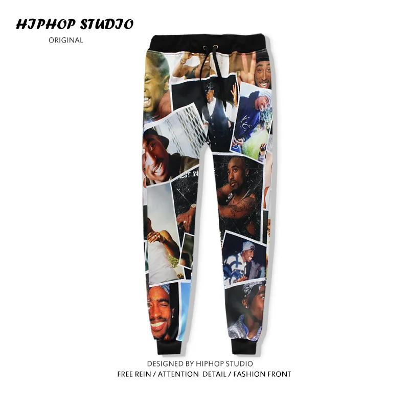 美式满印长裤图派2PAC