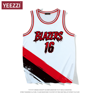 开拓者杨瀚森blazers美篮球背心
