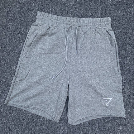 gymshark运动健身短裤棉男高克重工艺宽松休闲透气吸汗训练