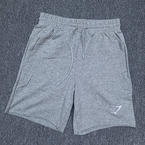 gymshark运动健身短裤棉男高克重工艺宽松休闲透气吸汗训练