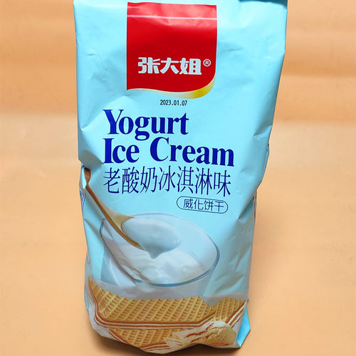 张大姐冰激凌威化饼干408克