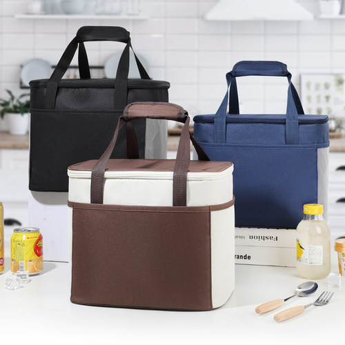 桃梓保温包大容量保温保冷收纳