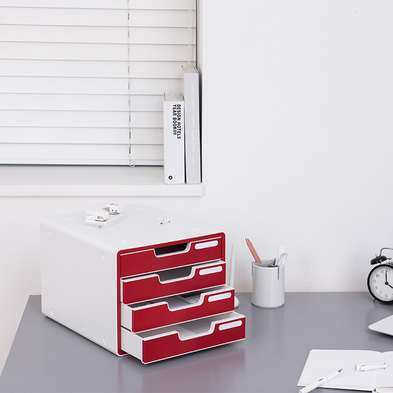 韩国SYSMAX文件收纳盒Deluxe桌面分层抽拉式办公资料文件柜收纳框,文具电教/文化用品/商务用品,桌面文件柜,淘宝优惠券,粉丝福利购,淘宝优惠卷