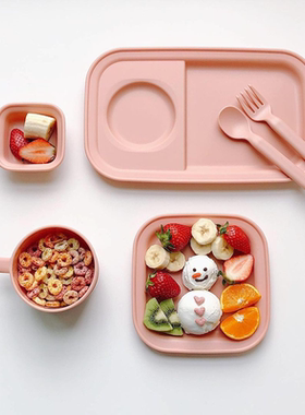 韩国 nineware 餐具套装4件套 宝宝辅食PP餐具套装 现货
