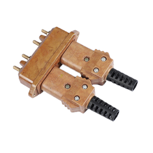 专业直销舞台灯光10A二连母座公头胶木插座耐高温耐摔玻璃纤维