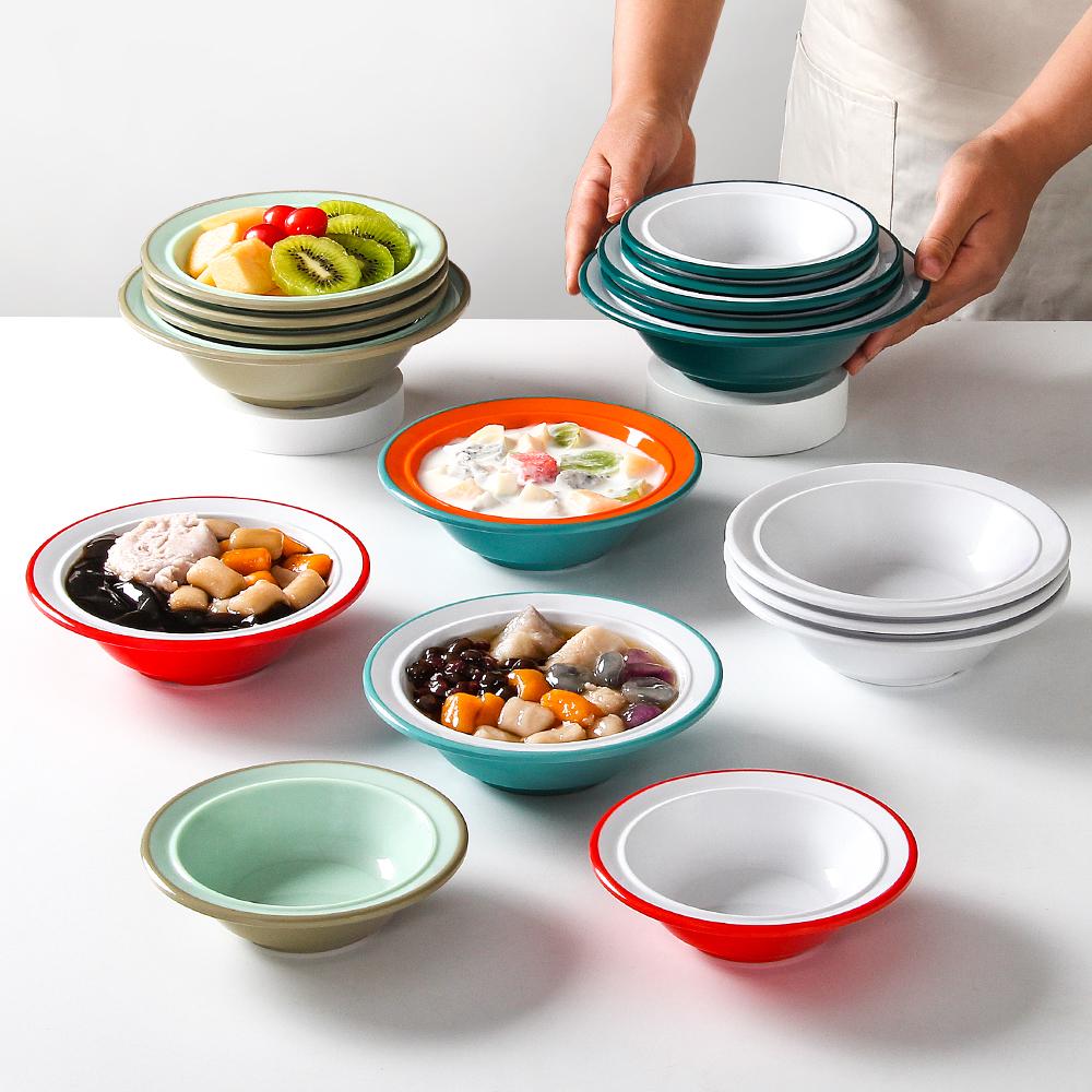 祥源美密胺餐具小碗商用刨冰冰粉绵绵碗糖水烧仙草甜品水果沙拉碗