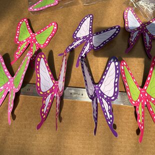 鬼灭之刃 蝴蝶忍cos假发 发夹蝴蝶香奈惠cos 超美渐变 发饰 头饰