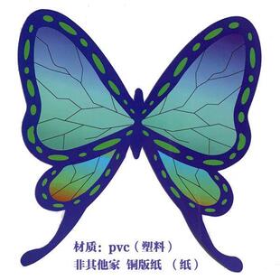 鬼灭之刃 蝴蝶忍cos假发 发夹蝴蝶香奈惠cos 超美渐变 发饰 头饰