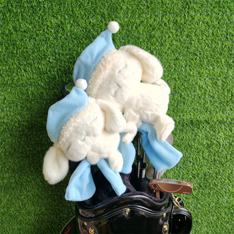 高尔夫球杆套睡帽玉桂狗一号木帽套三五号小木杆杆头套杆头保护套