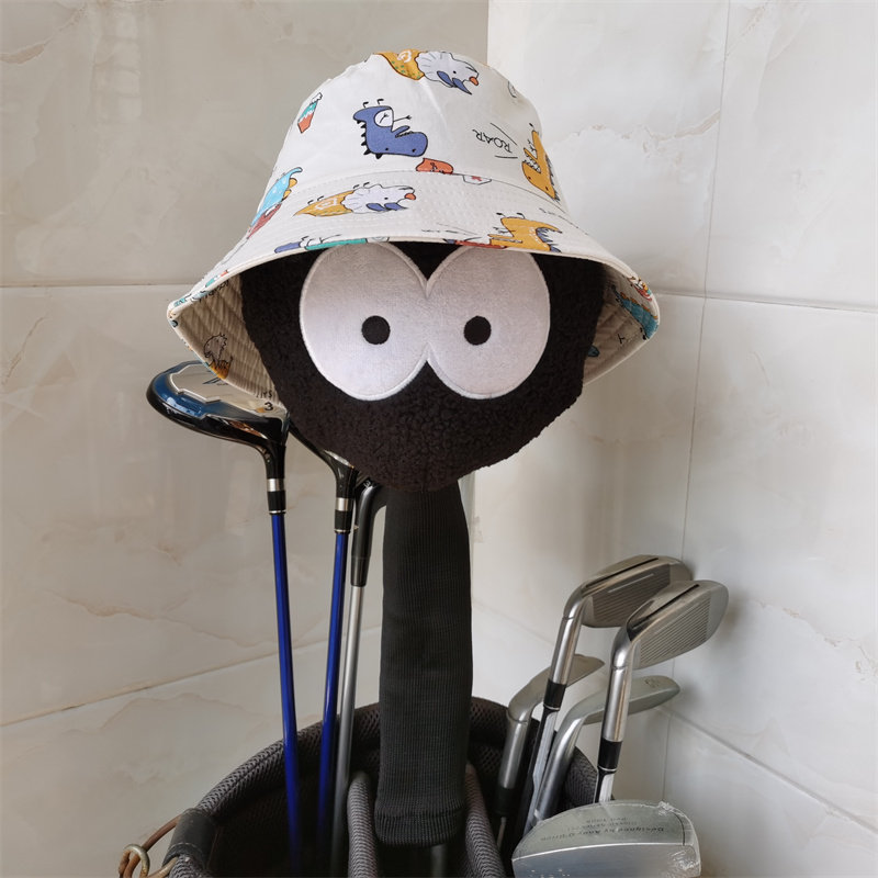 孤品晒黑啦高尔夫球杆套一号木帽套个性杆头套发球木杆头保护套