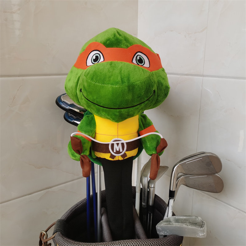 忍者神龟高尔夫球杆套一号木帽套小鸡腿发球木杆套卡通高尔夫用品