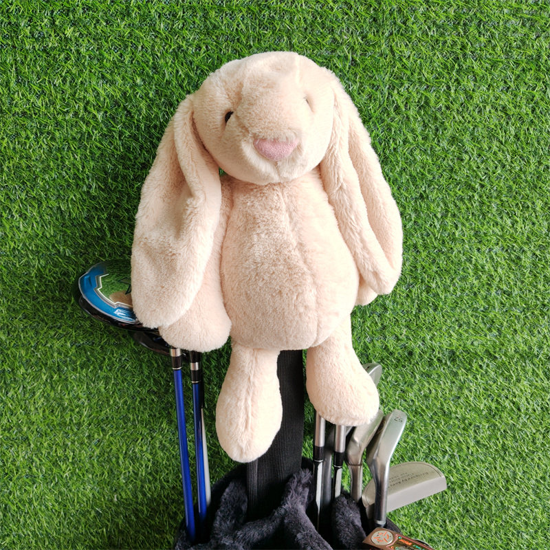 邦尼兔高尔夫球杆套一号木帽套可爱毛绒防尘男女发球木杆头保护套