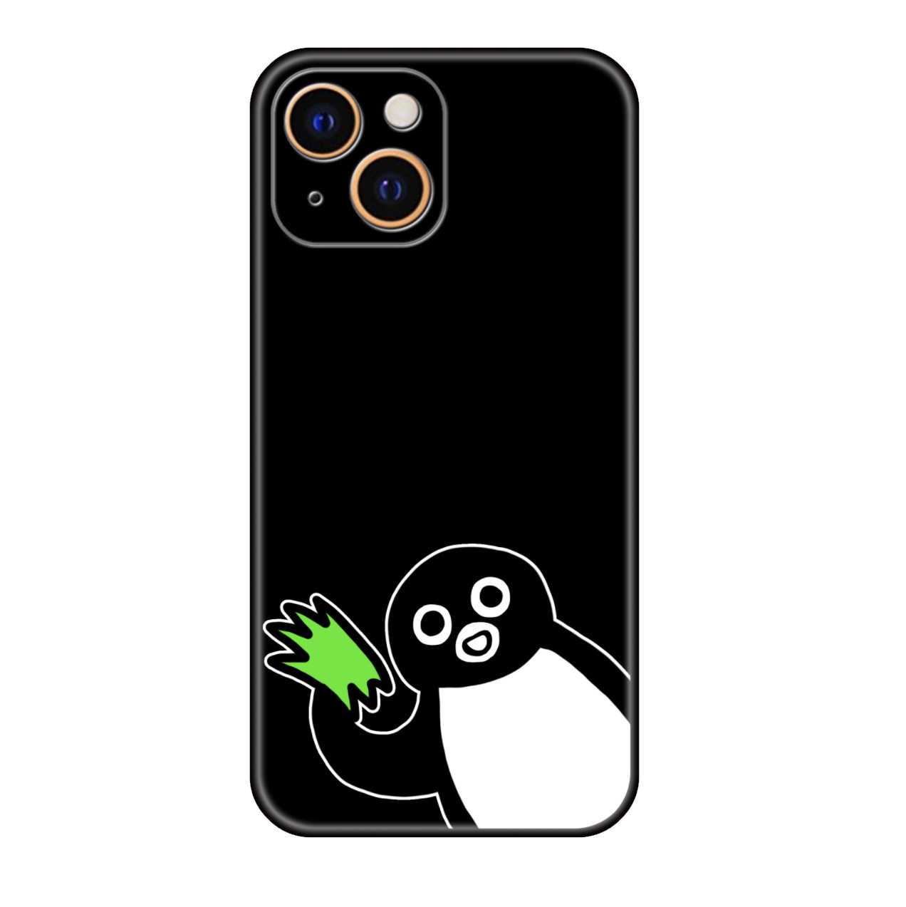 磨砂全包沙雕企鹅西瓜企鹅suica