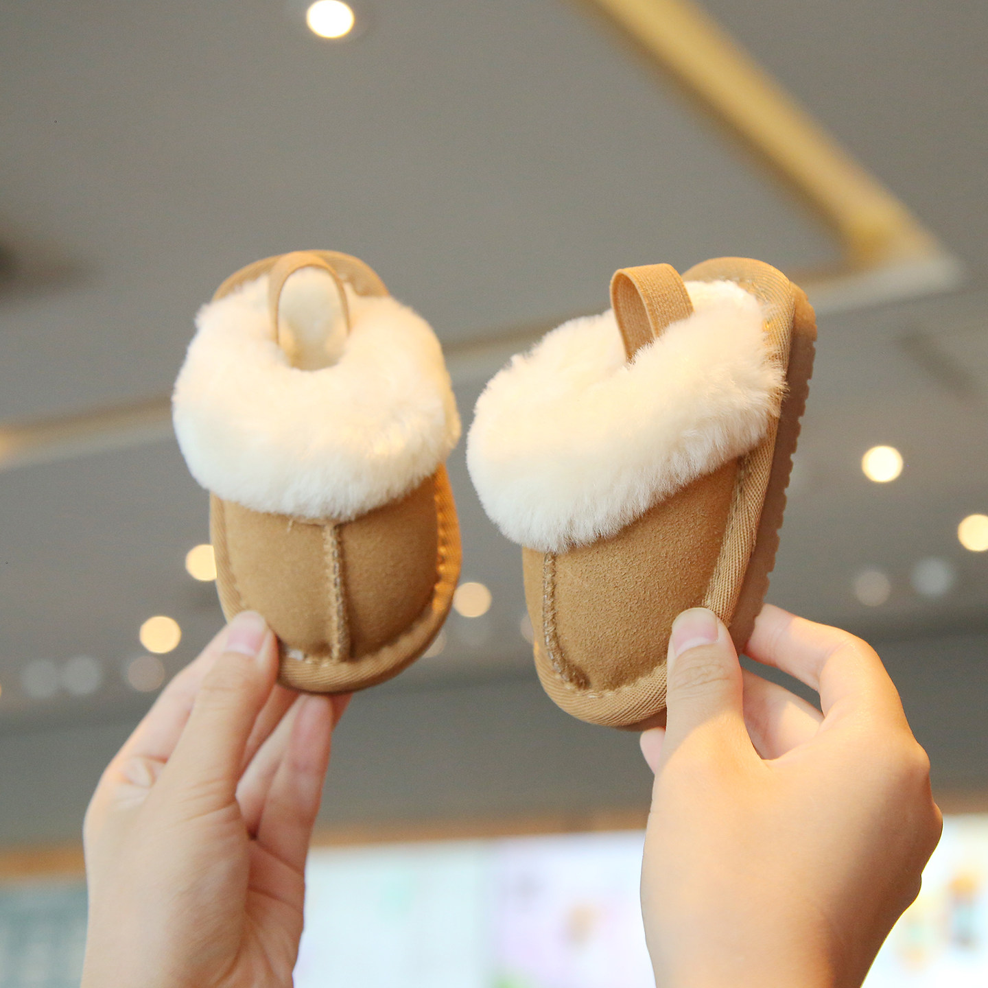 冬季女宝宝棉鞋1一2岁加绒加厚保暖婴儿雪地靴防滑软底小童学步鞋,童鞋/婴儿鞋/亲子鞋,学步鞋,淘宝优惠券,粉丝福利购,淘宝优惠卷