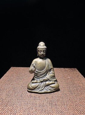 家居装饰品老铜佛像摆件黄铜