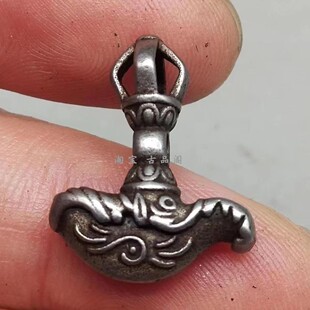 藏式天铁挂件吊坠 西藏手串项链配珠装饰配饰散珠子卡子背云侧挂