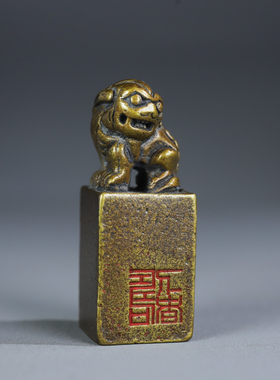 古玩杂项收藏仿古铜印章老包浆瑞兽貔貅镇纸摆件文房四宝