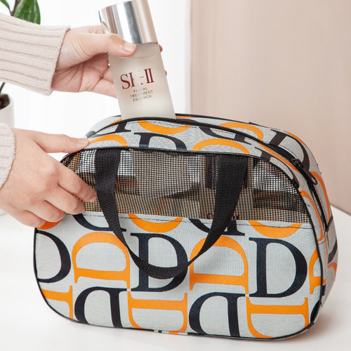 镂空洗漱包手提透气化妆袋