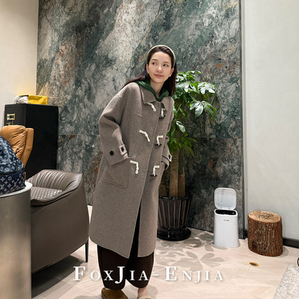 【恩佳专享】双面羊毛大衣013