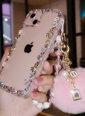 适用于iPhone17pro max苹果16手机壳14水钻Air小众简约透明15plus保护套13全包防摔12软女