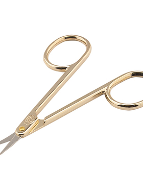 THREE SEVEN/777韩国修眉剪刀尖头眉毛剪刀 鼻毛剪家用修剪器工具