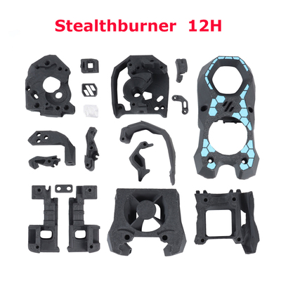 Voron Stealthburner SB挤出机彩色蜂窝格子打印头V6打印件12h