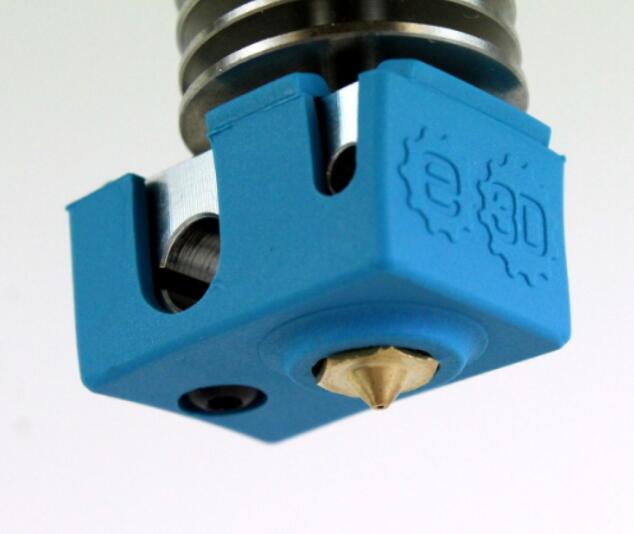 3D打印机配件升级版V6铝块硅胶套 加热块耐高温硅胶套 PT100版本