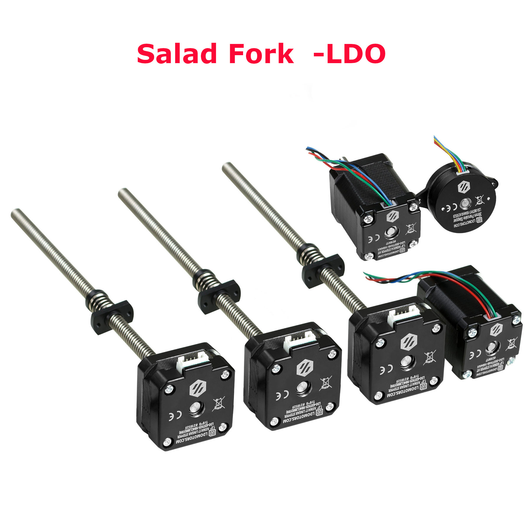 Voron Salad Fork沙拉叉子LDO步进电机马达MOONS鸣志丝杆电机套件