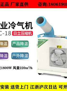 SAC-18冬夏DONGXIA小型移动式工业冷风机 局部定点降温 移动空调