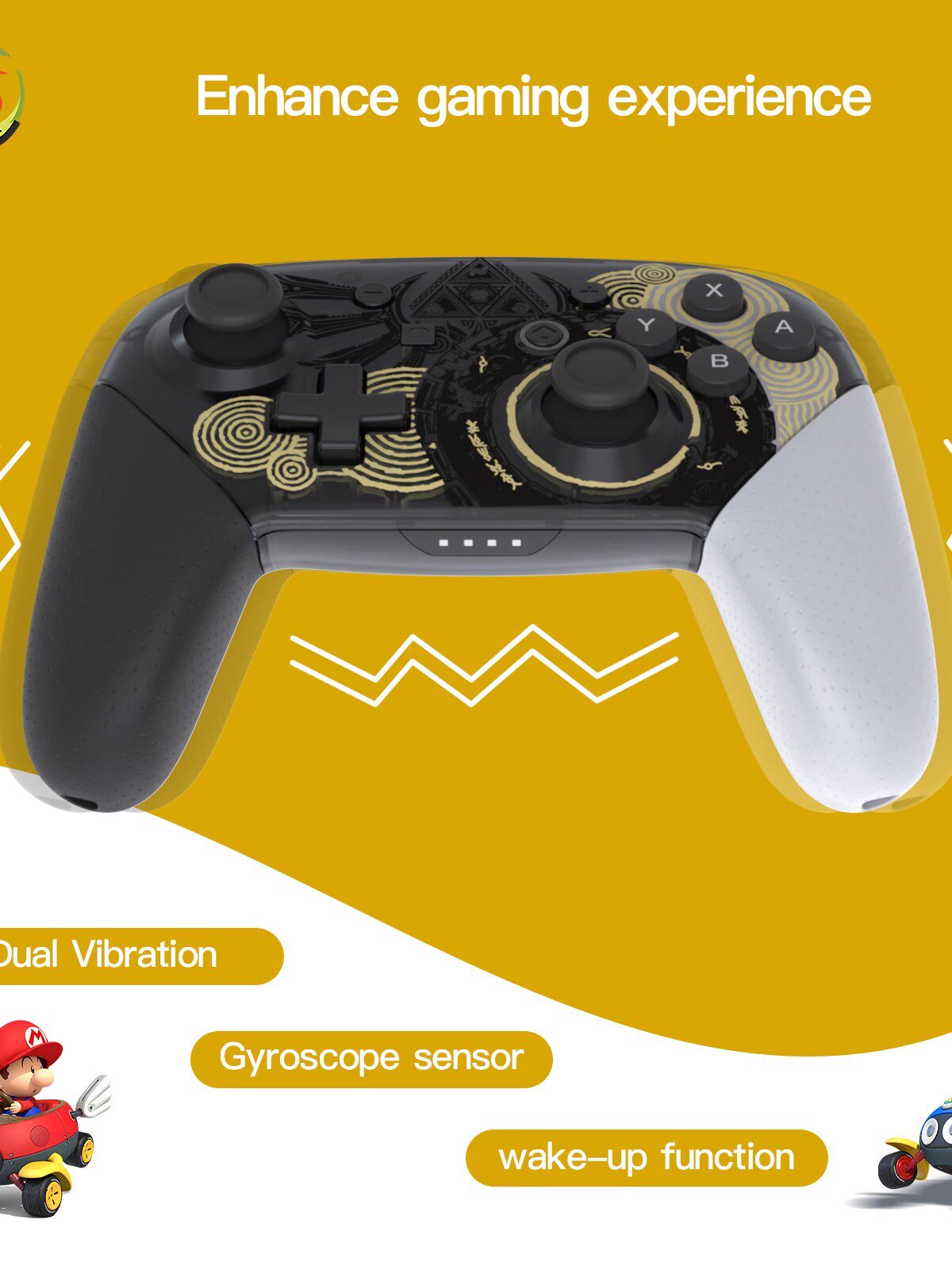 JYS NINTENDO PRO 컨트롤러는 스위치|OLED|LITE|STEAM DECK 게임 콘솔 컨트롤러에 적합합니다