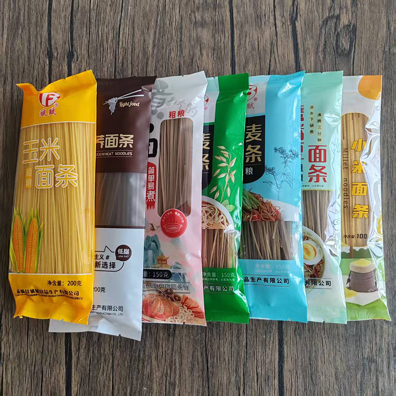 7种粗粮面条荞麦苦荞藜麦鹰嘴豆小米玉米燕麦可煮可泡营养速食面