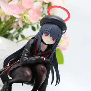 蔚蓝档案 游戏周边 杂鱼酱 蹲姿 机箱模型桌面摆件公仔手办