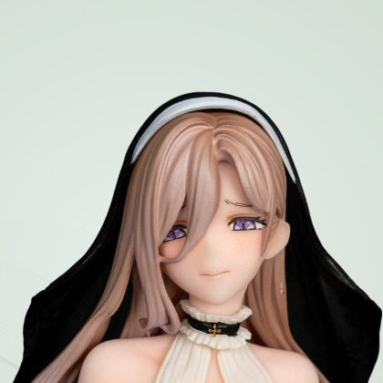 美少女二次元手办摆件 修女奥丽薇亚坐姿动漫手办模型