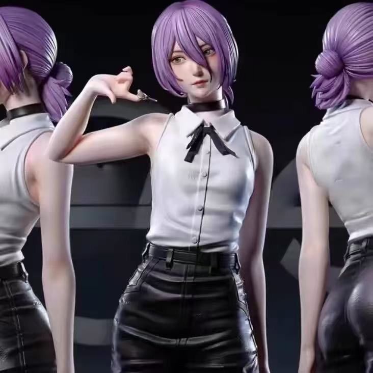 电锯人 蕾塞 链锯人 炸弹恶魔 双头雕 美少女 摆件模型 盒装手办