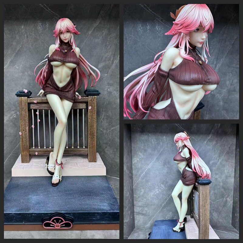 游戏周边 GK 八重神子 二次元 日常服Ver 少女 模型 雕像盒装手办