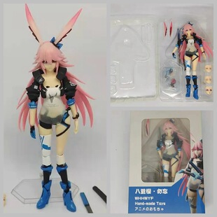美少女 八重樱 勿忘 御神装 可替换表情 可动人偶 模型 盒装手办
