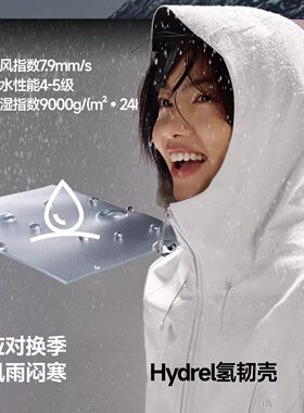 25AW-蕉下女士三合一氢绒软壳外套ST016户外登山保暖防风防泼水