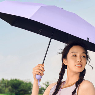 蕉下五折黑胶胶囊防晒伞BM525小巧便携晴雨伞两用遮阳伞太阳伞女