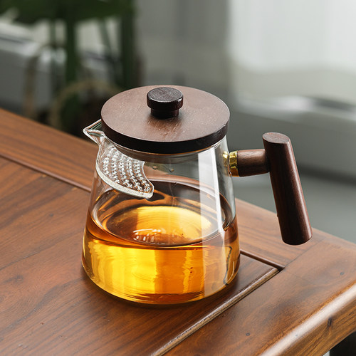 加厚玻璃月牙公道杯茶漏过滤一体