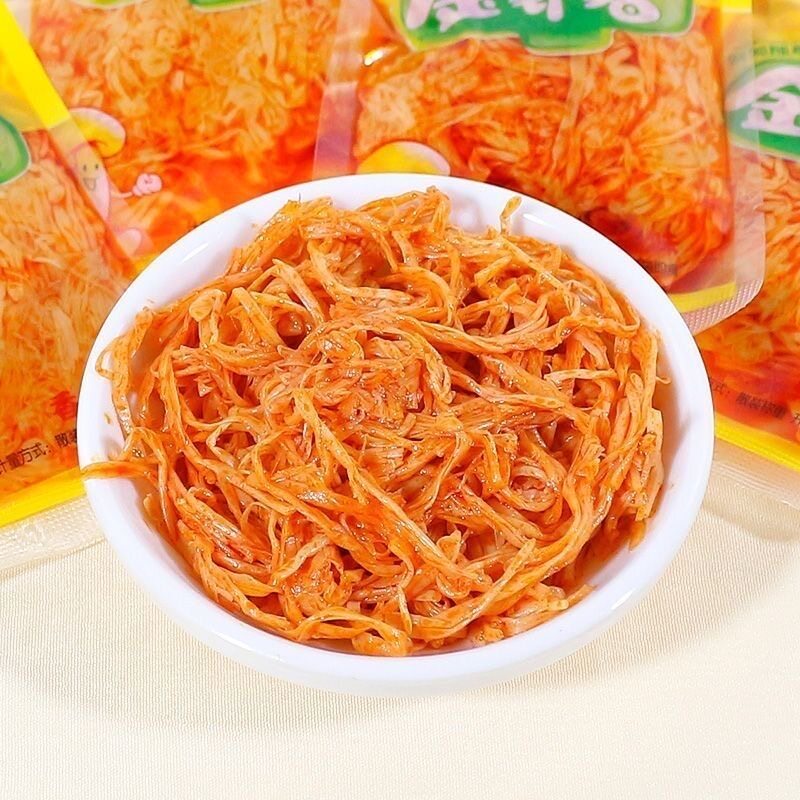 食菌客金针菇烧烤味素食下饭菜香辣味小包装开袋即食休闲零食小吃