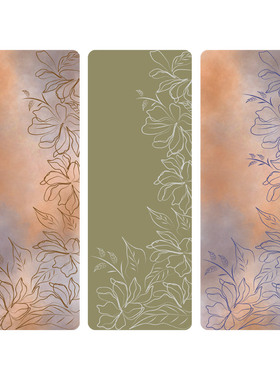 紫色土豪垫子高密度天然橡胶PU双面防滑不打滑耐磨瑜伽垫加厚加宽